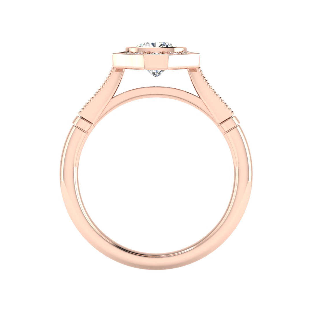 Fatima Halo Engagement Ring